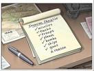 Making a list is a good habit
